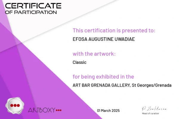 Efosa Augustine Uwadiae ART BAR GRENADA GALLERY Classic